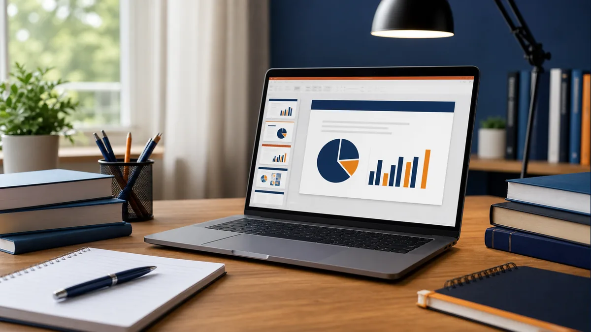 Notebook com apresentação e materiais de estudo para concursos